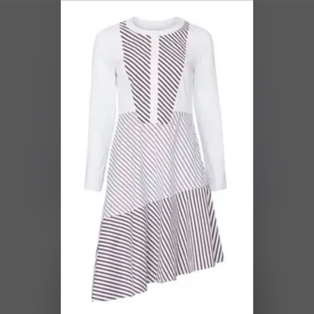 Chelsea28 Asymmetrical Shirt Dress, Size 12